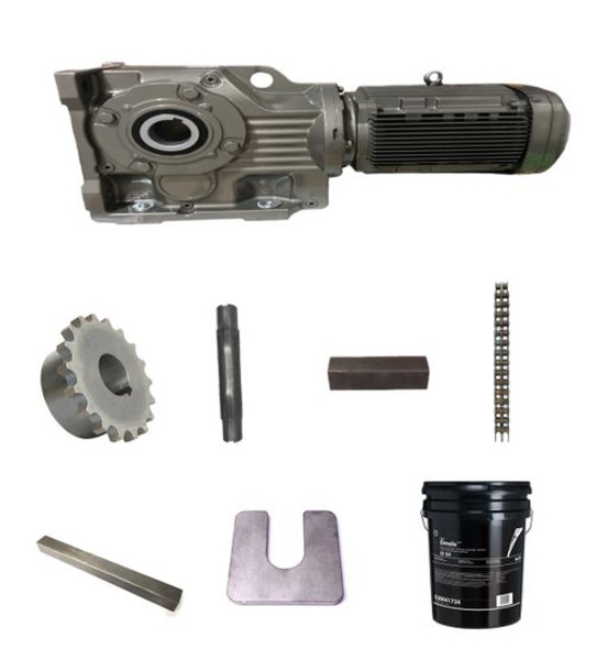Parts of conveyor drive unit kit